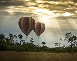 Image of Angama Mara hot air balloon safari