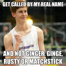 Get called by my real name And not Ginger, ginge, rusty or ... via Relatably.com