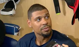 Ryan Reaves believes Morgan Rielly's cross-check to the head of Ridly Greig was appropriate: 'Make hockey violent again'