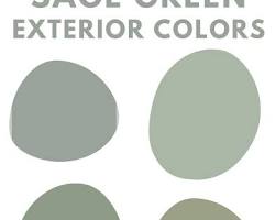 Top 10 Brick House Paint Colors for 2024: Sage exterior house paint color