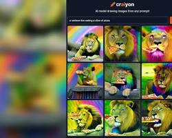 Craiyon AI image generator website