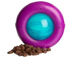 KONG Gyro -Interactive, Fun Treat & Food Dispensing Dog Toy - Strong & Sturdy Dog Toy Perfect for Rough Play - for Large Dogs