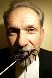 November 11 Gene Rurka tries his creation of roasted trantula with... News Photo 113109771 Arts Culture and Entertainment,Chip,Creation,Glazed Food,Group Of ... - 113109771-gene-rurka-tries-his-creation-of-roasted-gettyimages