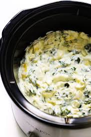 Slow Cooker Spinach Artichoke Dip - Gimme Some Oven