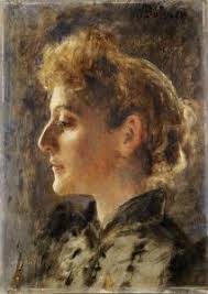 Wilhelm Balmer - Portrait De Femme De Profil. Original. Schätzung: