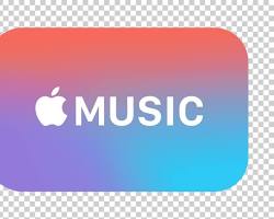 Image of Apple Music music streaming service logo