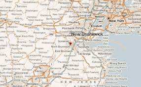 Image result for new brunswick nj map