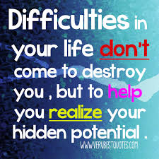 Motivational quote for overcoming difficulties in life ... via Relatably.com