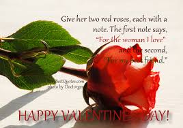 For the woman I love – Happy Valentine&#39;s Love Quote for her ... via Relatably.com