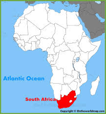 Image result for map of south africa