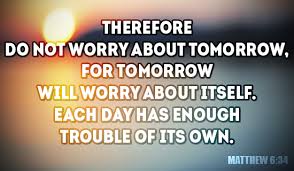 Image result for don't fear tomorrow photos