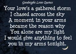 Good Night Romantic and sweet Love Quotes Top #100+ ... via Relatably.com