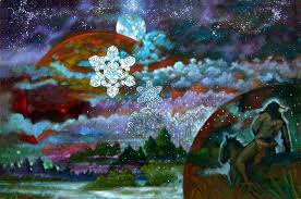 Image result for snowflake paintings