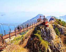 한려해상국립공원 주요 명소 풍경 photo, AI로 생성