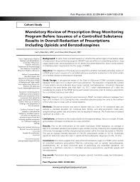 Mandatory Review of Prescription Drug Monitoring Program Before ...