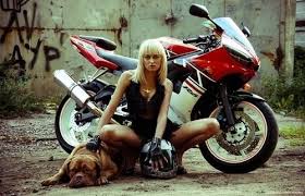 Mystery Motorcycle Girl Emma - BRB Going to Russia Meme - PandaWhale via Relatably.com