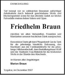 Friedhelm Braun -möchten wir a | Nordkurier Anzeigen - 005800310901