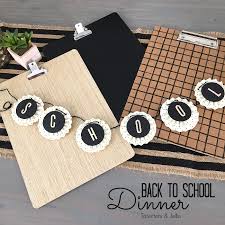 Back-to-School Black and White Dinner Party Ideas