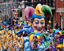 Gambar New Orleans during Mardi Gras