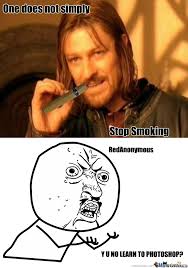 RMX] One Does Not Simply Stop Smoking by pitbrawlzant - Meme Center via Relatably.com
