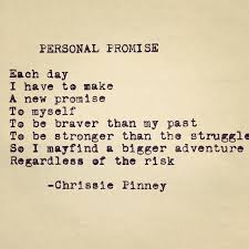 Chrissie Pinney Personal Promise. | Poetic/quotes | Pinterest ... via Relatably.com