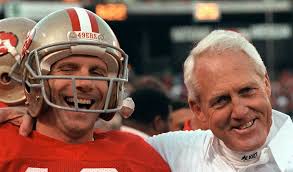 If you want to know why Bill Walsh is so revered, compare a tape of modern football with the version that was played in the 1970s and early 1980s. - 0203-montana-grid