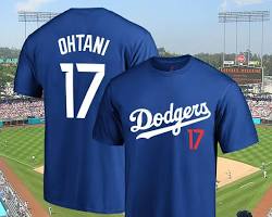 Image of Dodgers tshirt jersey