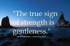 The true sign of strength is gentleness. | Words &amp; Pix Of ... via Relatably.com