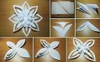 how to make paper snowflakes 3d youtube