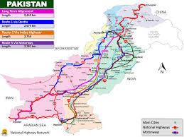 Image result for China-Pakistan Energy Economic Corridor Map
