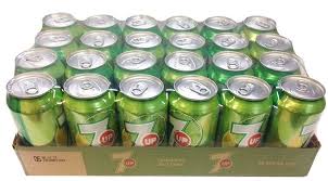 Image result for 7up 330ml can tray