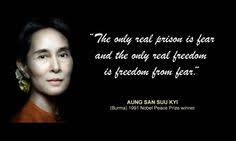 Aung San Suu Kyi on Pinterest | Nobel Peace Prize, 15 Years and ... via Relatably.com