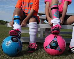 Image of Youth soccer shin guards
