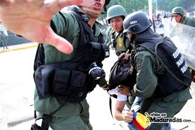 Resultado de imagen para Guardia Nacional Bolivariana reprime