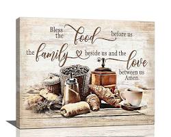 Image of Coffee themed kitchen wall art