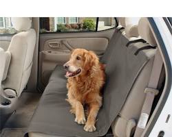PetSafe Happy Ride Waterproof Bench Seat Cover for Dogs and Pets - Fits Cars, Trucks and SUVs - Waterproof Area Protection - Tan