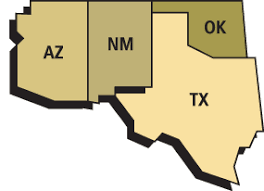 Image result for southwest map