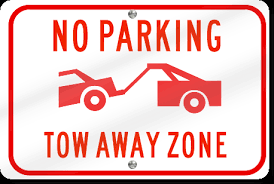 Image result for tow sign