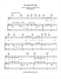 Howard Barnes: A Load Of Hay Noten Download (Klavier, Gesang ...