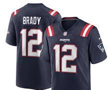 Image of Tom Brady Patriots game jersey