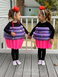 Pool Noodle Cupcake Halloween Costume - Crafty Morning