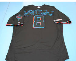 Image of Don Mattingly Miami Marlins jersey