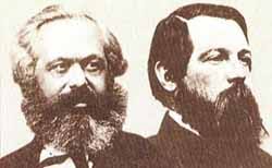 Marx and Engels, initiated in Satanism by Moses Hess, below - G_007_Marx
