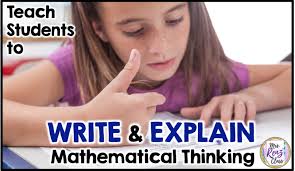 Writing to Explain Thinking in Math Problem Solving