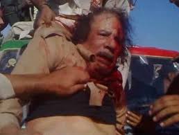 Image result for the execution of Gaddafi