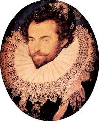 Sir <b>Walter Raleigh</b>, öl von Nicholas Hilliard (1547-1619, United Kingdom) - Nicholas-Hilliard-Sir-Walter-Raleigh