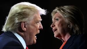 Image result for Trump clinton
