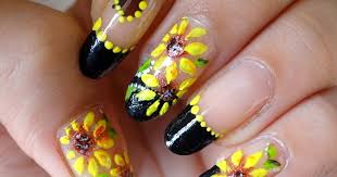Summer Sunflower Nail Art Step-by-Step Tutorial - Deck and Dine