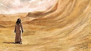 Resultado de imagem para Jesus no deserto