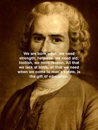 Jean Jacques Rousseau Quote: Man is born free, and everywhere he ... via Relatably.com